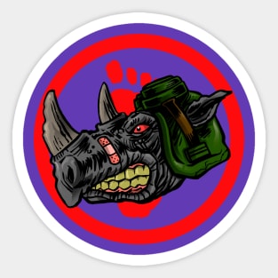 Rocksteady Sticker